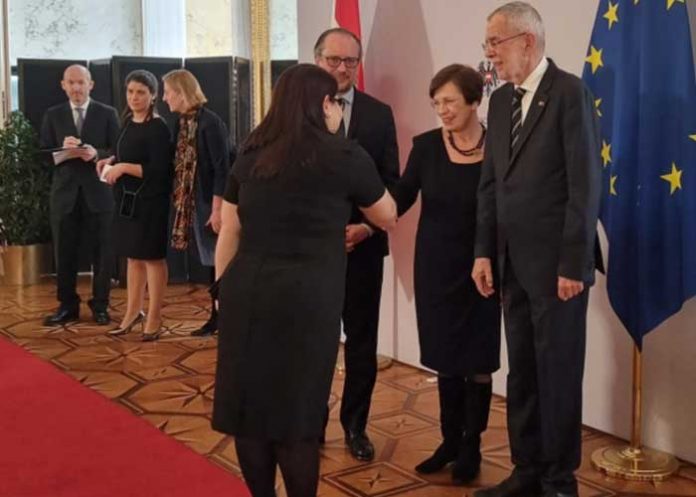 Embajada de Nicaragua participa en bienvenida al Año Nuevo en Austria