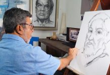 Delegación de Nicaragua visitó a maestro retratista Roger Pérez Delegación de Nicaragua visitó a maestro retratista Roger Pérez
