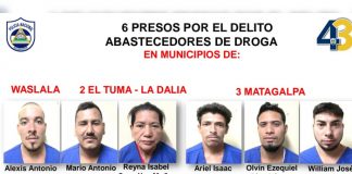 Policía de Nicaragua pone tras las rejas a delincuentes en Granada y Matagalpa