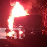 Rastra ardió en llamas en una comunidad de La Trinidad, Estelí Rastra ardió en llamas en una comunidad de La Trinidad, Estelí