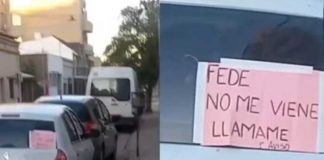 Mujer deja “lindo mensaje” a novio pegado en su carro