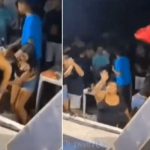 ¿Qué es eso? Mujer arroja la tanga a cantante mientras daba un show ¿Qué es eso? Mujer arroja la tanga a cantante mientras daba un show