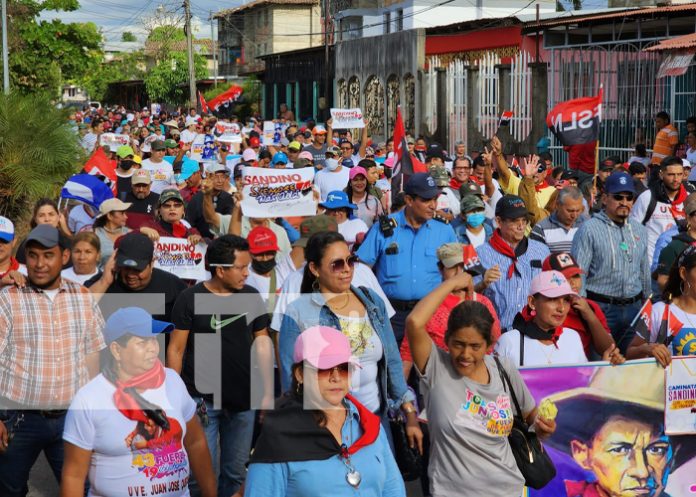 1 Foto: Caminata de victoria en honor al General Sandino en León, Somoto y Nueva Segovia / TN8