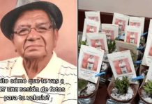 Abuelito se viraliza por tomarse la foto que regalará en su funeral