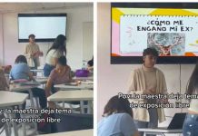 Joven de México expone en clases cómo su ex pareja lo engañó