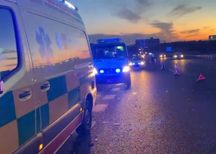 1 Foto: Una persona fallece tras una colisión en la vía de servicio A-5 cerca de Móstoles / Cortesía