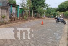 Alcaldia de Juigalpa inauguró una nueva calle adoquinada en el barrio 30 de Mayo Foto: Alcaldia de Juigalpa inauguró una nueva calle adoquinada en el barrio 30 de Mayo / TN8