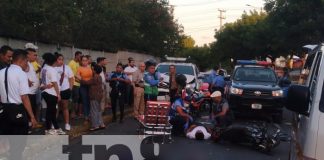 Foto: Joven motociclista muere el día de su cumpleaños, en la rotonda El Periodista, Managua / TN8