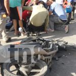 Joven resultó con graves lesiones tras ser impactada por un vehículo en Estelí Joven resultó con graves lesiones tras ser impactada por un vehículo en Estelí