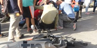 Joven resultó con graves lesiones tras ser impactada por un vehículo en Estelí