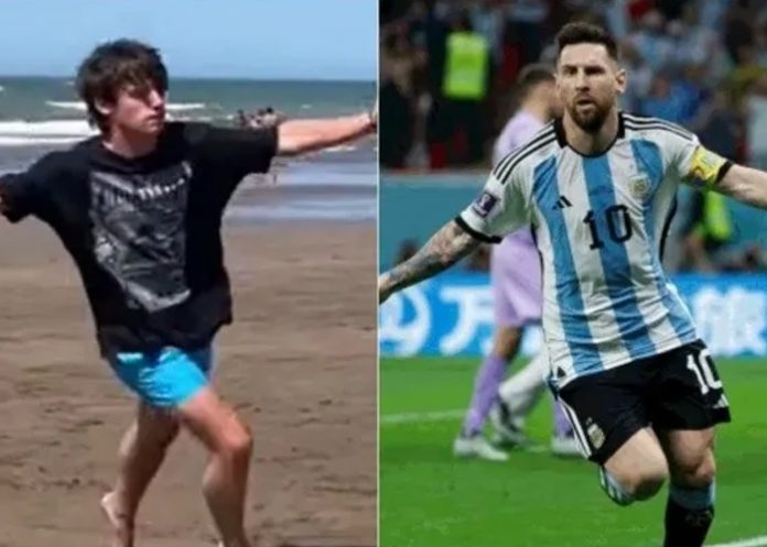 Virales al recrear todos los goles de Argentina en la playa (Video)