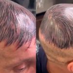 ¡Clase loquera! Se tatúa «cabello» en la pelona para ocultar su calvicie (VIDEO) ¡Clase loquera! Se tatúa "cabello" en la pelona para ocultar su calvicie (VIDEO)