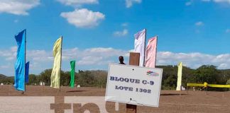 Alcaldía de Managua entrega 200 lotes a familias en Villa Esperanza
