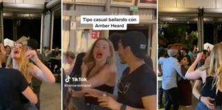 “Ya lo va a demandar”: Joven se viraliza por bailar cumbia con Amber Heard