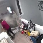 ¡Vivos de milagro! Se salvaron de que una enorme roca los aplastara en su casa