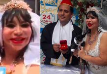 ¿Se le pelaron los cables? Mujer se casa con su perro el Día de San Valentín Excongresista se casó con su perro en el Día de San Valentín