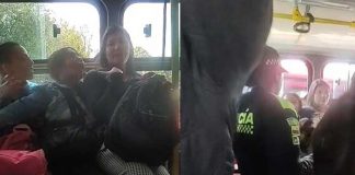 Mujeres terminan en pleito por un asiento en el transporte público 