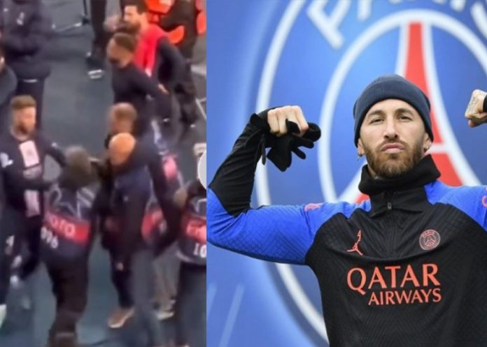 Viral: Sergio Ramos enfurece y empuja a un fotógrafo luego de un partido