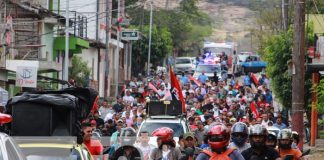Foto: Familias de Somoto se sumaron a la marcha por la paz y la dignidad nacional / TN8