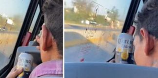 ¿Dónde estás Romeo que no te veo? Hombre declama poema a su cerveza