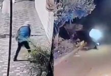 «De su propio veneno» Intenta quemar negocio y se prende fuego a sí mismo Intenta quemar negocio y se prende fuego a sí mismo