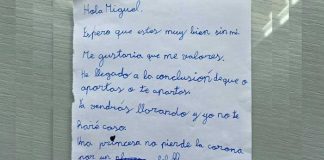 La carta de desamor de una niña de siete años
