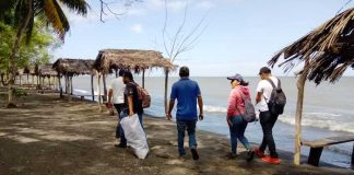 Ejecutan jornada de limpieza en Punta Jesús María, Isla de Ometepe