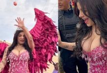 Una “lluvia” de huevos recibió a Karely Ruiz en el carnaval de Guaymas