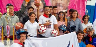 Foto: Fortalecen el deporte con la entrega de útiles deportivos a más de noventa jóvenes en Rivas / TN8