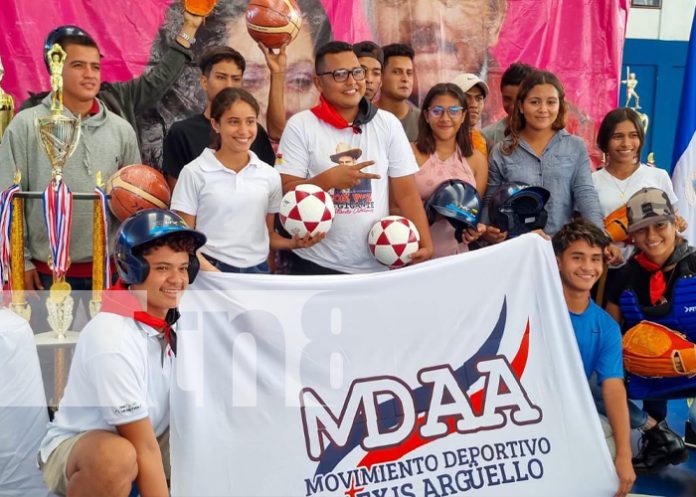 2 Foto: Fortalecen el deporte con la entrega de útiles deportivos a más de noventa jóvenes en Rivas / TN8