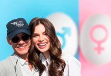 Marc Anthony y Nadia Ferreira revelan el género de su bebé
