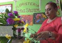 Floristería “Rosa Sharon” emprendimiento exitoso en la ciudad de Rivas Foto: Floristería “Rosa Sharon” emprendimiento exitoso en la ciudad de Rivas / TN8