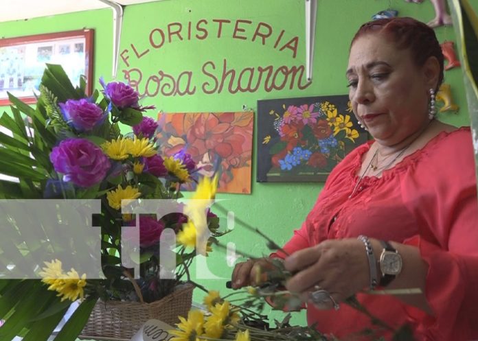 Foto: Floristería “Rosa Sharon” emprendimiento exitoso en la ciudad de Rivas / TN8