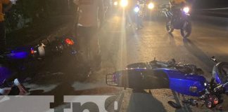 Foto: Choque entre dos motos deja lesionados, en Juigalpa / TN8
