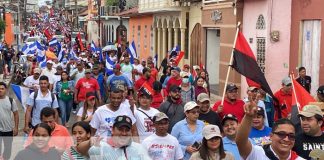 Foto: Grandiosa caminata en espíritu de dignidad nacional en Juigalpa y Chinandega / TN8
