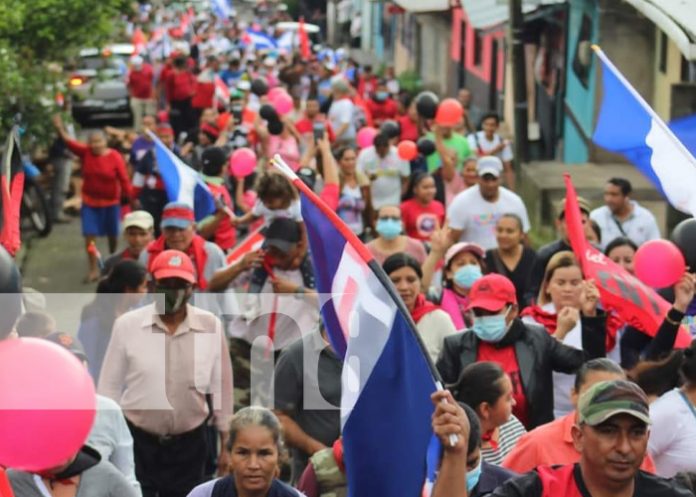 Foto: Militancia Sandinista ratifica su compromiso con la patria, en Jinotega Y Siuna / TN8