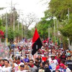 Foto: Caminata en honor al General Sandino en Managua, Matagalpa y Masaya / TN8