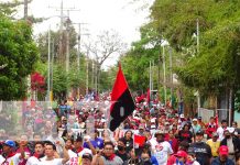 Foto: Caminata en honor al General Sandino en Managua, Matagalpa y Masaya / TN8