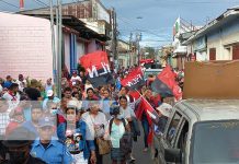 Foto: Caminata colorida "Sandino Vive" en Jalapa, Carazo y Chinandega / TN8