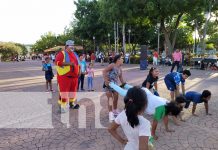 «Festival infantil, la alegría de vivir en paz», en Managua Foto: Niñez de Managua disfruta de juegos tradicionales en la plaza de la Revolución / TN8