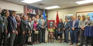 En Nueva York se conmemoró la Inmortalidad de nuestro General de Mujeres y Hombres