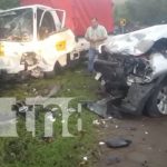 Foto: "Vivos de milagro", Fuerte accidente deja lesionados, en San Pedro de Lóvago, Chontales / TN8