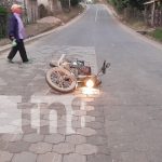 Foto: Conductor imprudente provoca accidente y se da a la fuga en Nueva Segovia / TN8