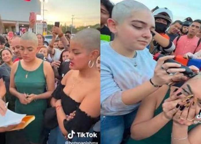 Tres mujeres se rapan en reto para ganarse un carro