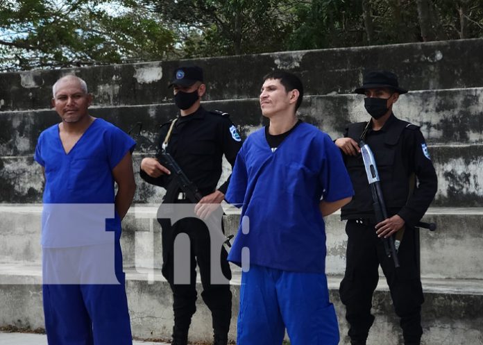 Sujetos presos y a la orden de las autoridades judiciales en Nueva Segovia