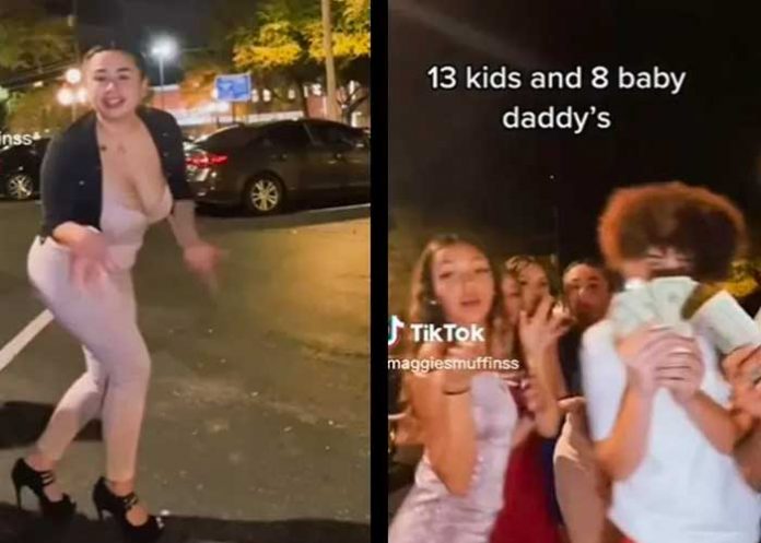 Madre de 13 chavalos de distintos padres se hace viral 