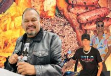 Foto: Juan Caldera junto a los tiktokers Liendra Nica y La Juan Pablo