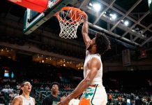 Norchad y Miami consiguen sexta victoria seguida en la ACC norchad, omier, baloncesto, ncaa, miami,