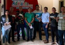 Programa "ADELANTE" desembolsa a 10 protagonistas de Carazo