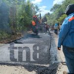 Distrito V de Managua cuenta con 7 calles nuevas de revestimiento asfáltico Foto: Revestimiento asfáltico en San Antonio Sur, Managua / TN8
